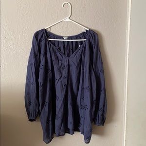 Aerie Long Sleeve Blouse